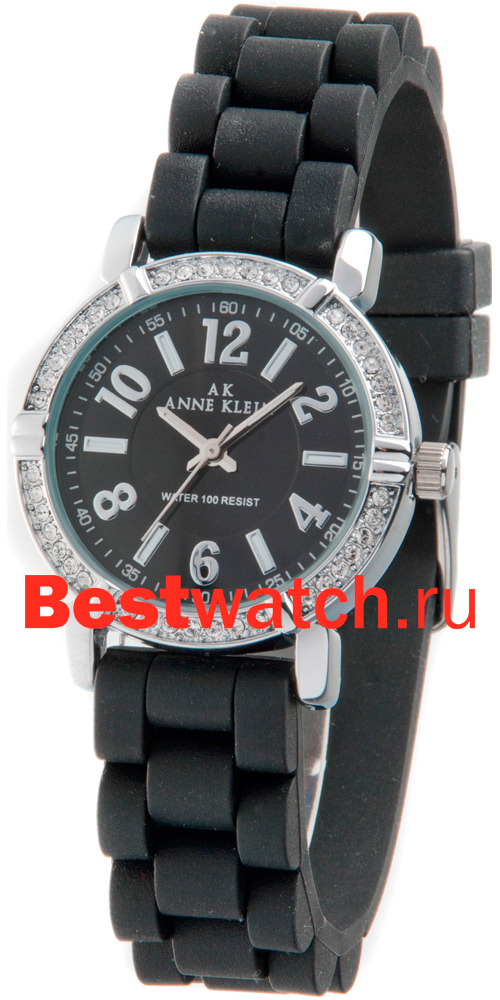 Часы Anne Klein Silicone valley 9459BKBK